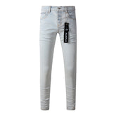 Purple Brand Jeans Pure Cotton High Street Trend #9081